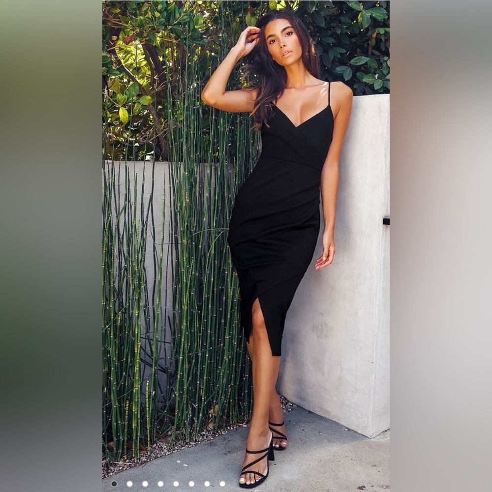 NWT Black Lulus Dress